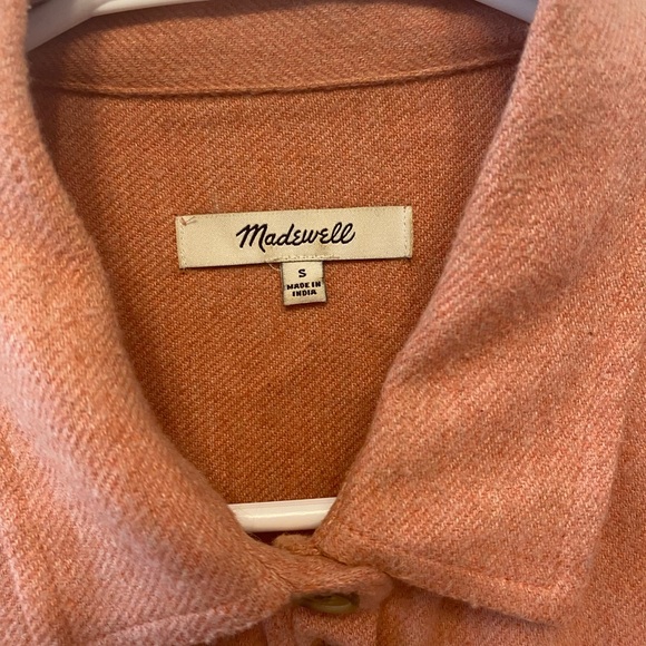 Madewell pink flannel size small - Picture 4 of 6